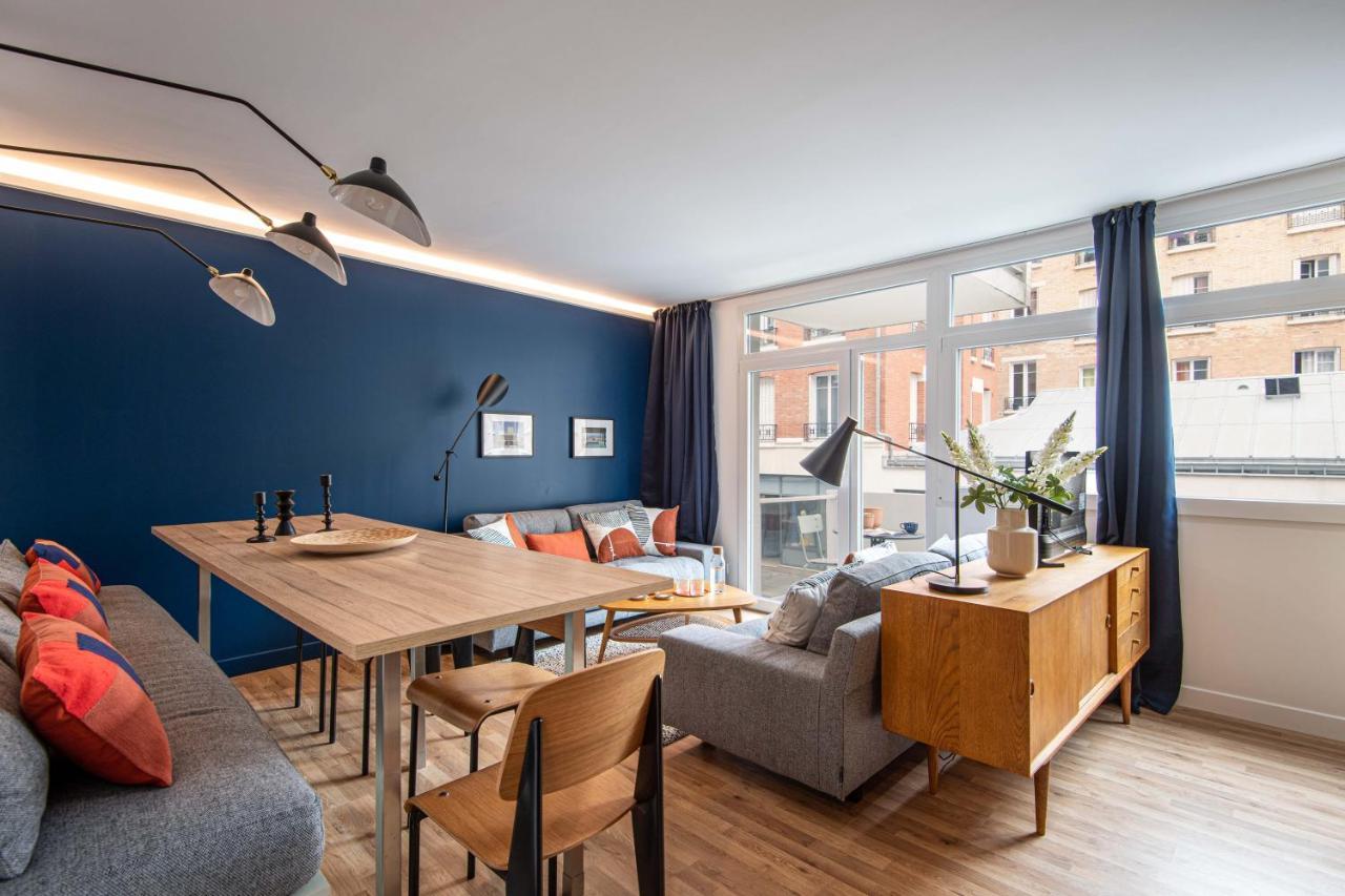 New - Appt Style Le Corbusier Avec Balcon - 8 Pers Apartment Paris Exterior photo